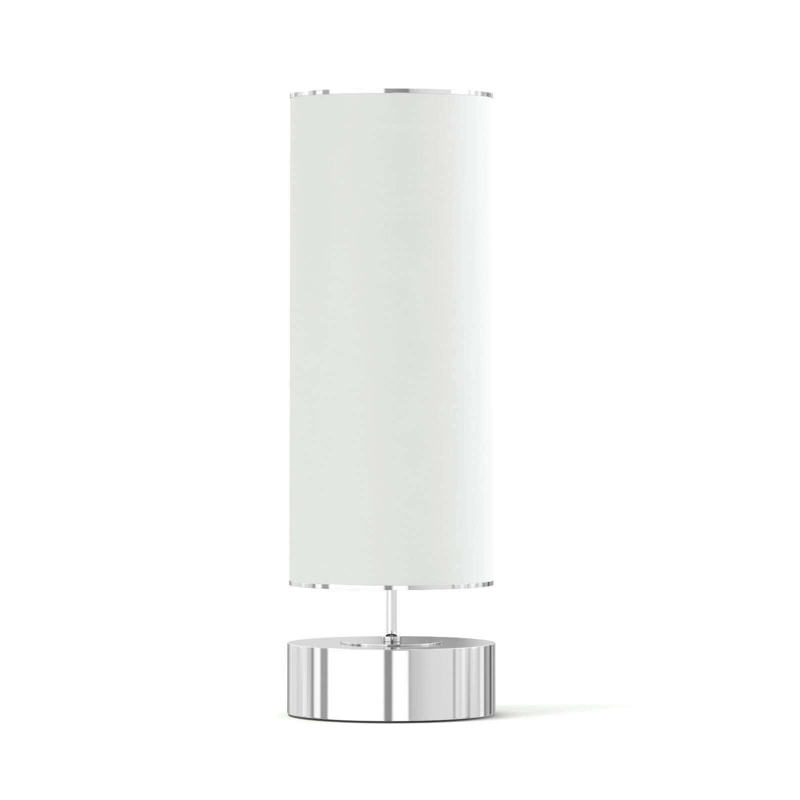 White Cylindrical Floor Lamp - 3D Model by cgaxis