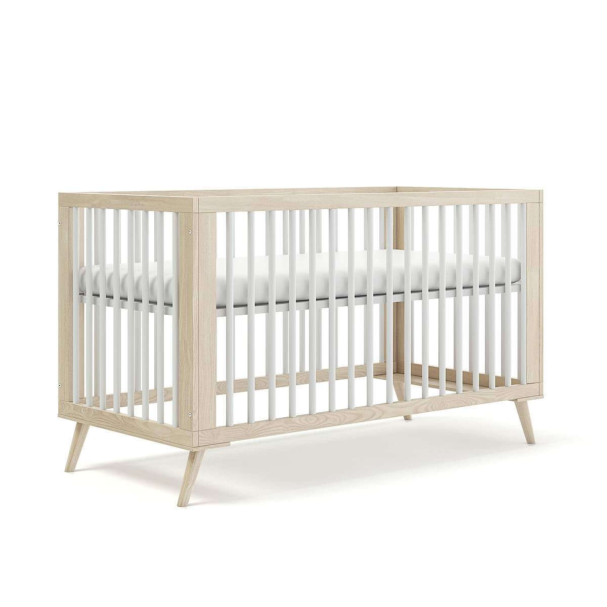 wooden baby bed
