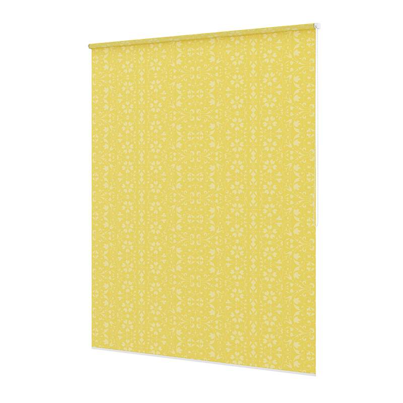 Yellow Window Blinds 3D Model by cgaxis