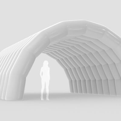 Inflatable Tunnel - 3D Model by CGBee