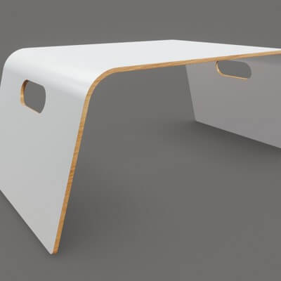 Laptop Table for Bed - 3D Model by CGBee