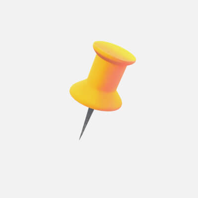 Push Pin 3D Model by CGCity
