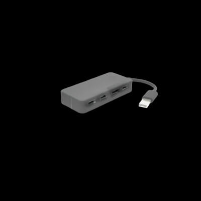 USB Hub 3D Model by CGCity