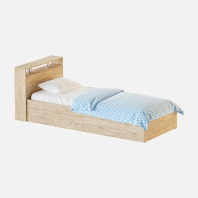Bed with Drawers SVK Camellia