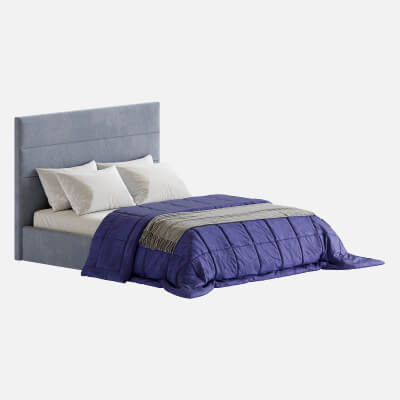 Colin Bed With Compartment &ndash Upholstered Storage Bed