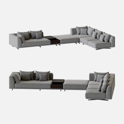 Endless Sofa &ndash Modern Modular Lounge Seating for Conte