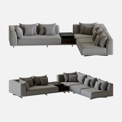 Endless Sofa 4 &ndash Modern Curved Modular Sofa
