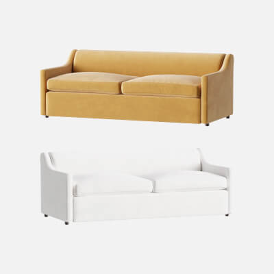Grey Performance Fabric Sleeper Sofa