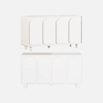Living Room White Sideboard