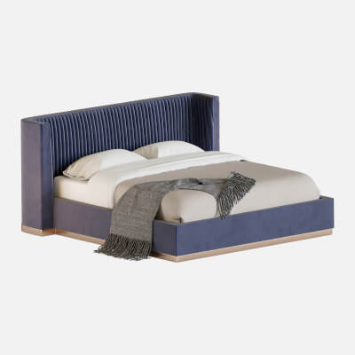 Miuzza Bed &ndash Elegant Upholstered Bed Frame