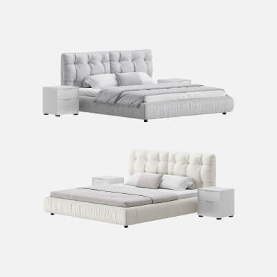 Modern Bed Frame Foam Standard Bed