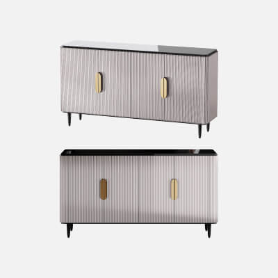 Modern Sideboard Buffet Black Kitchen