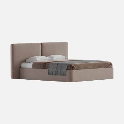 Tadao Bed with Compartment &ndash Modern Storage Bed