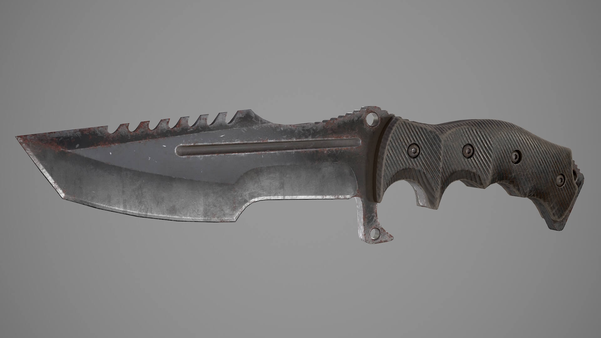 Tactical Knife V2 3D Model by CGgears