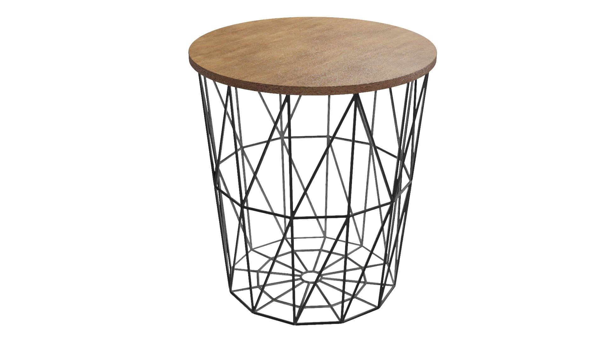 Basket Table 3D Model by CGHawk