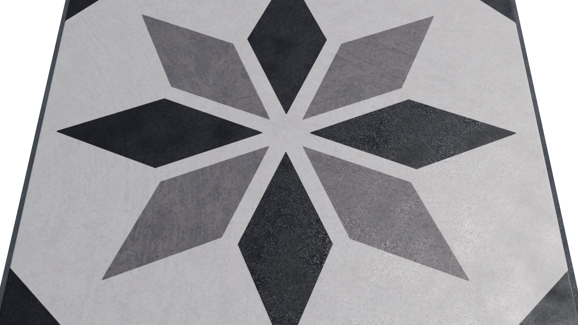 Bathroom Floor Tiles 3D Model by CGHawk