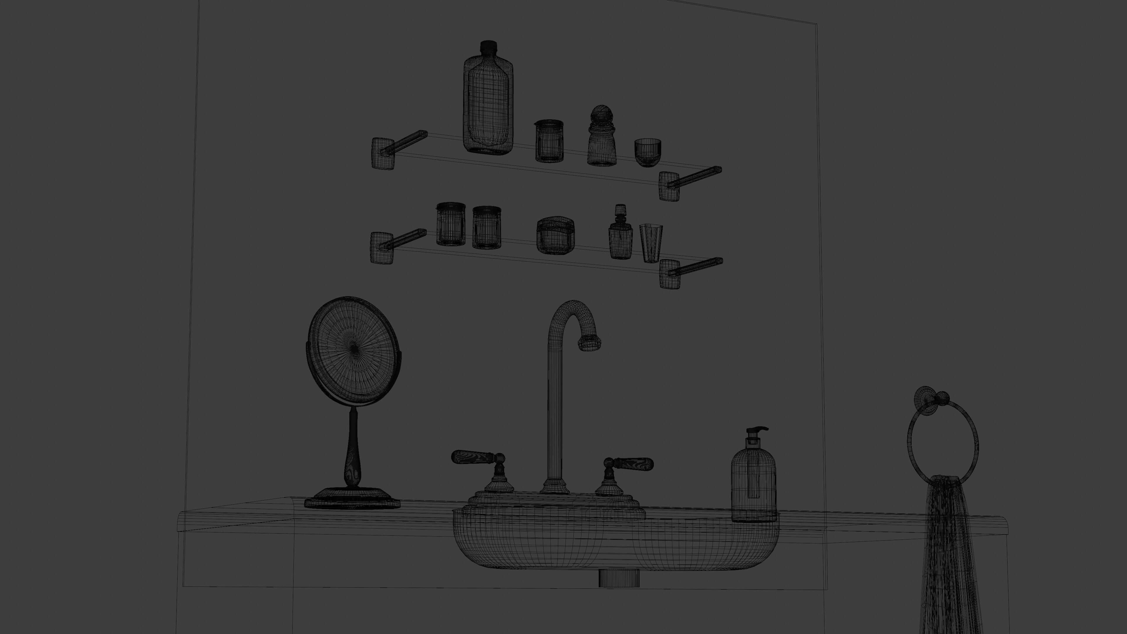 Bathroom Sink - 3D Model by CGHawk
