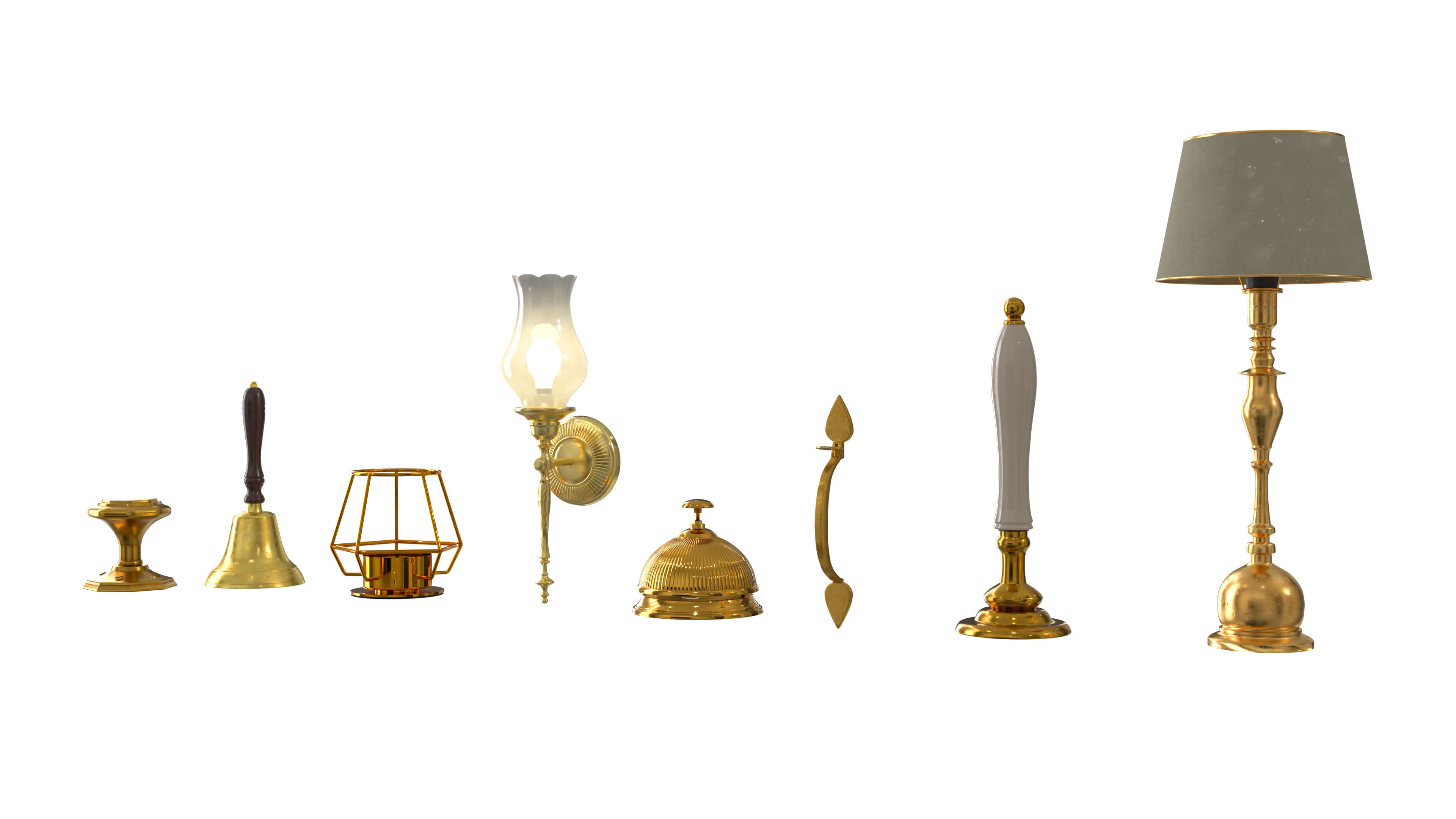 Brass 3D Model Collection by CGHawk
