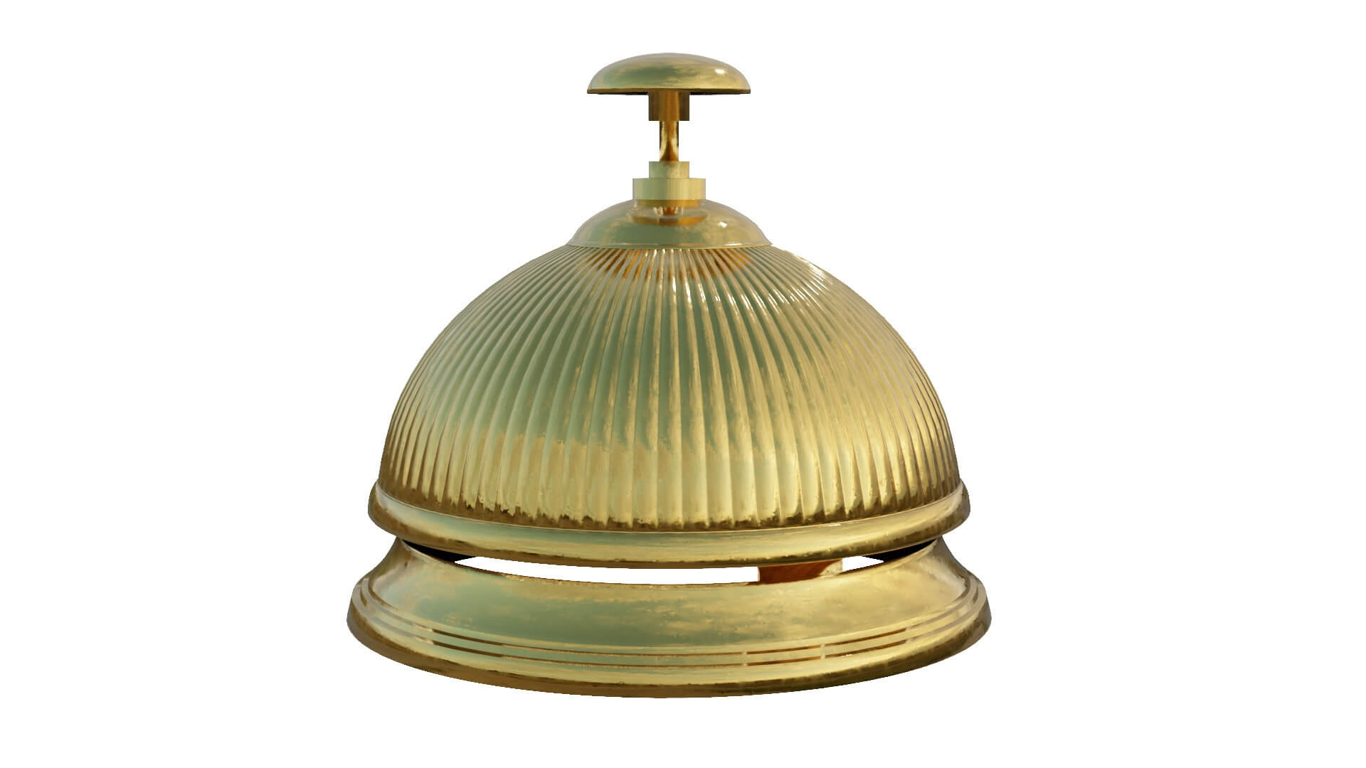 Brass Bell 3D Model by CGHawk