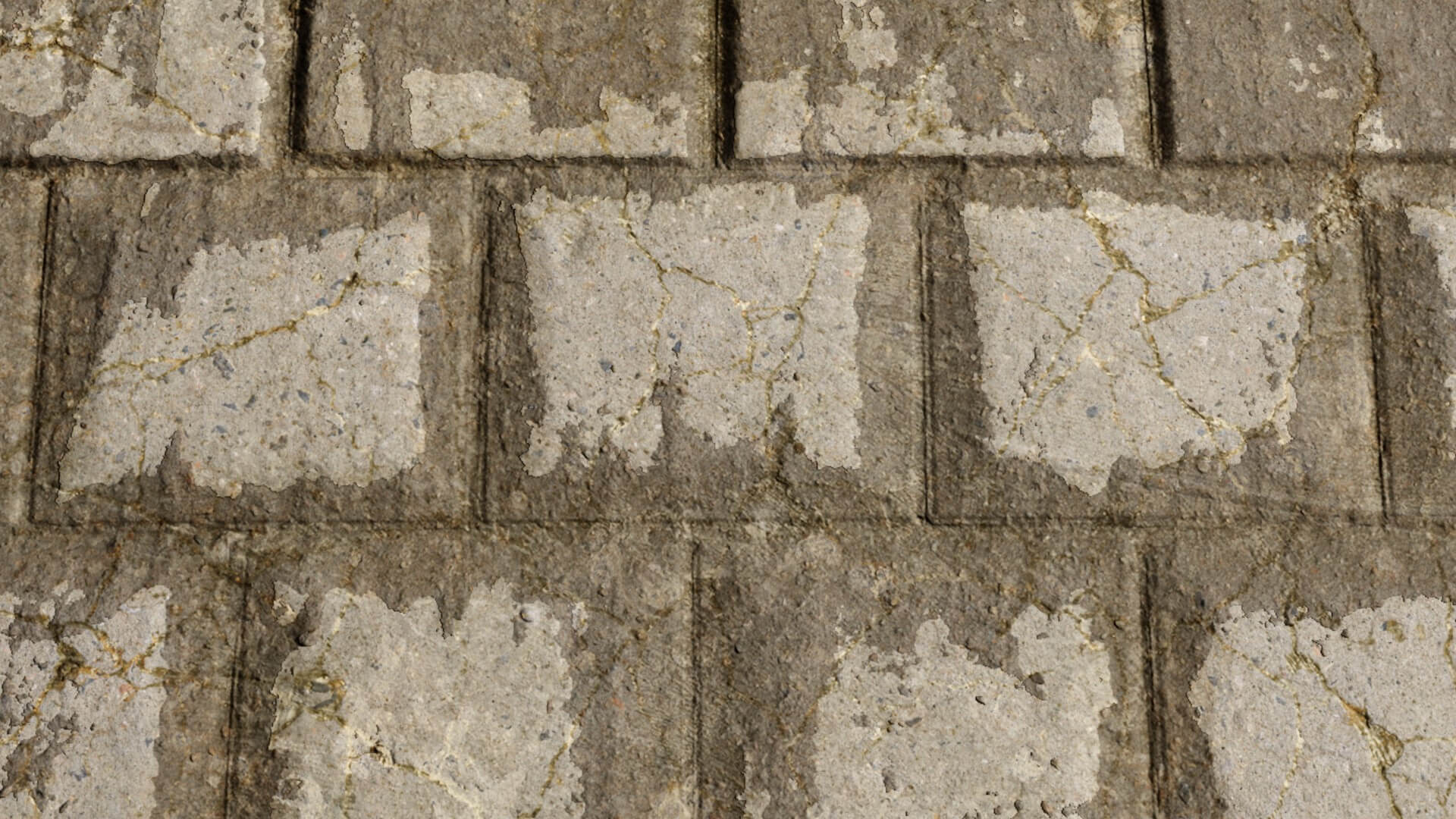 Concrete Brick Wall PBR Texture by CGHawk