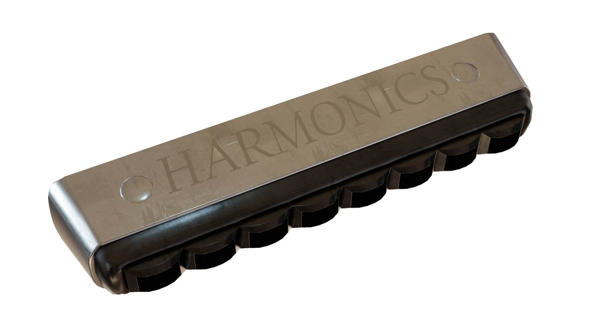 Harmonica 3D Model by CGHawk