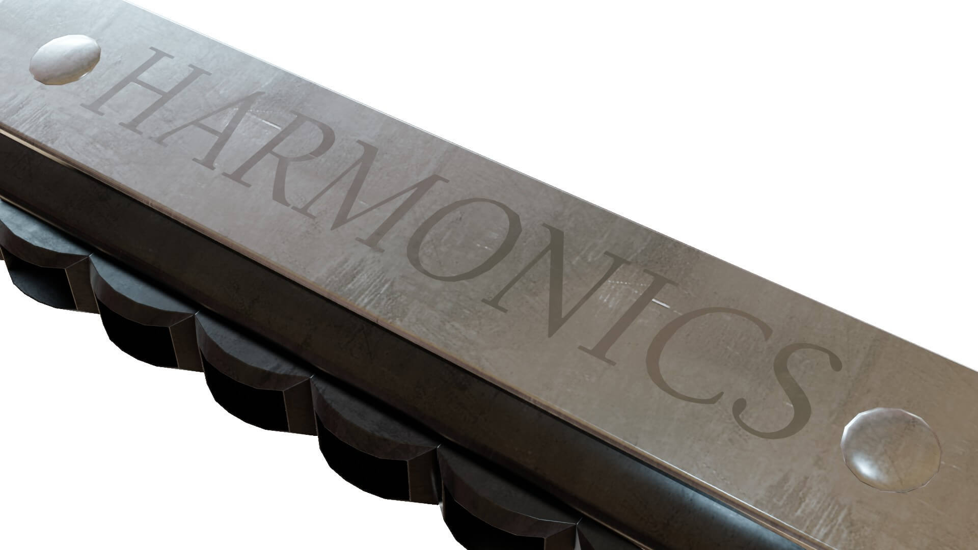 Harmonica 3D Model by CGHawk