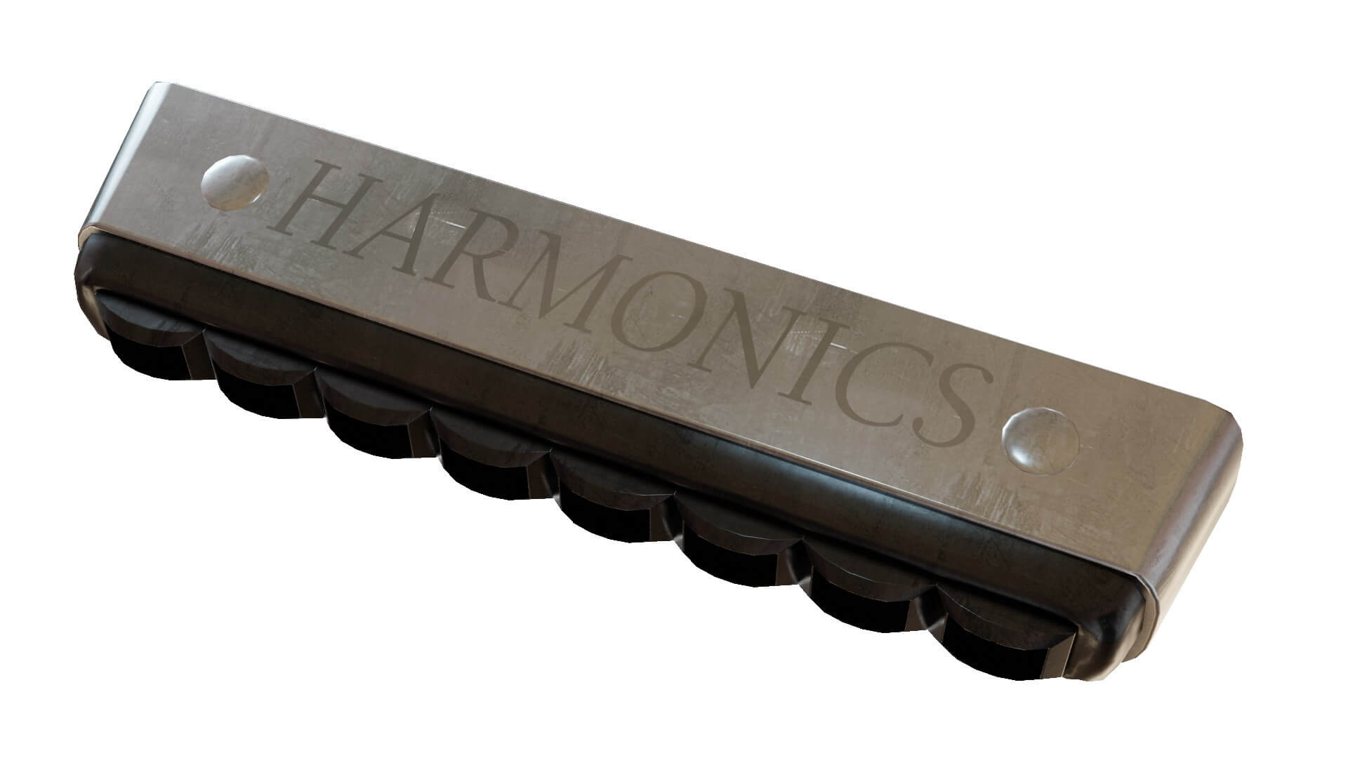 Harmonica 3D Model by CGHawk