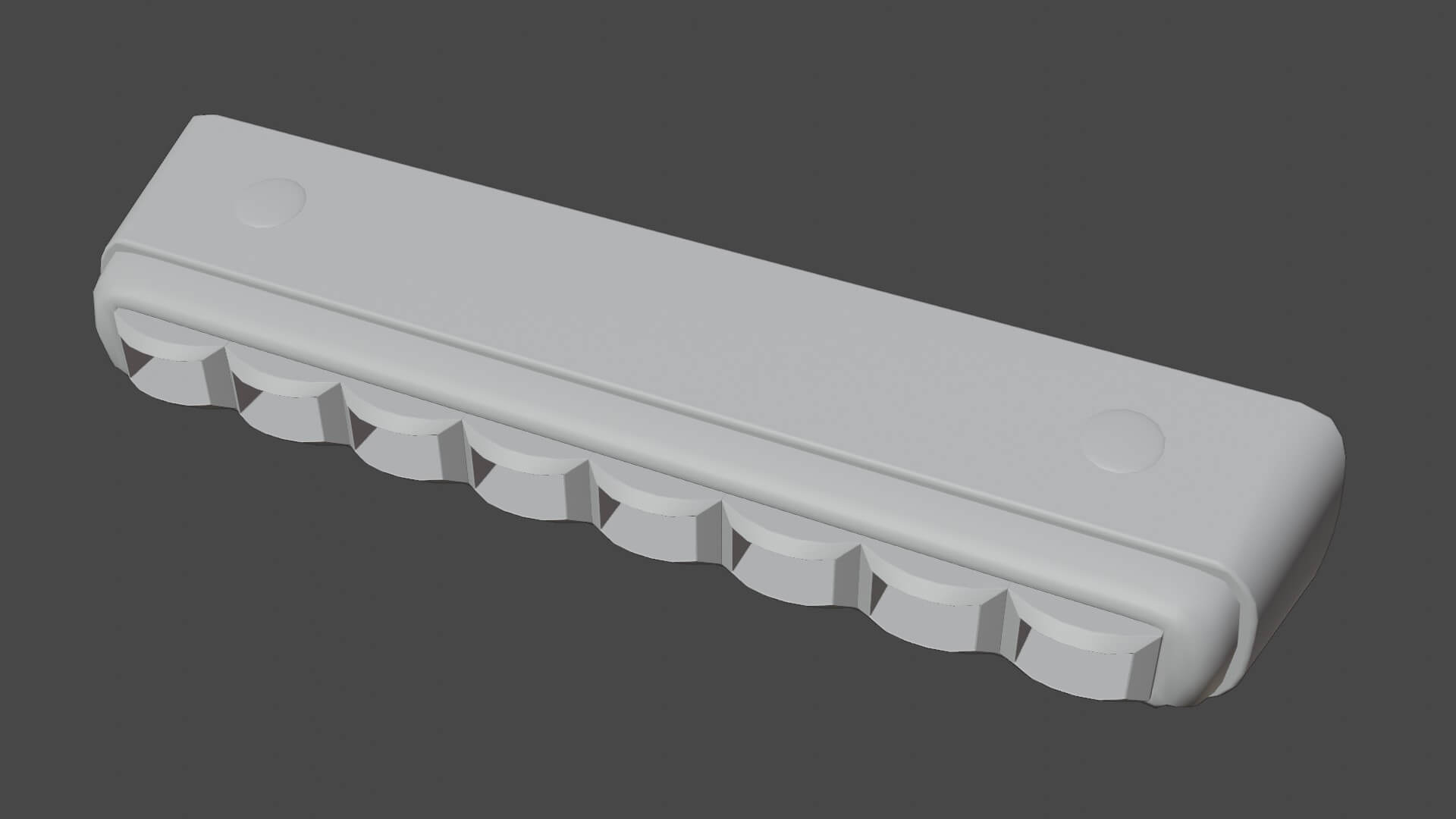 Harmonica 3D Model by CGHawk