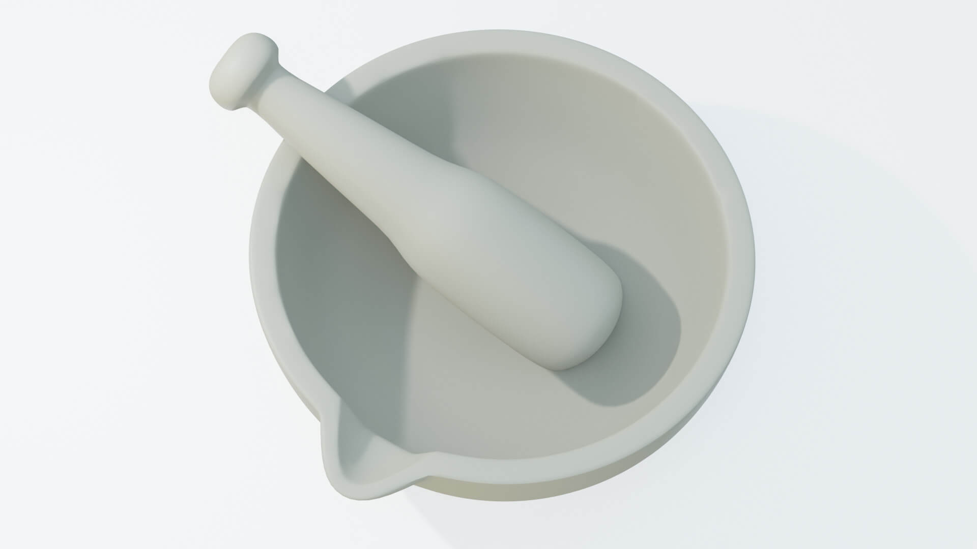 Pestle & Mortar 3D Model by CGHawk