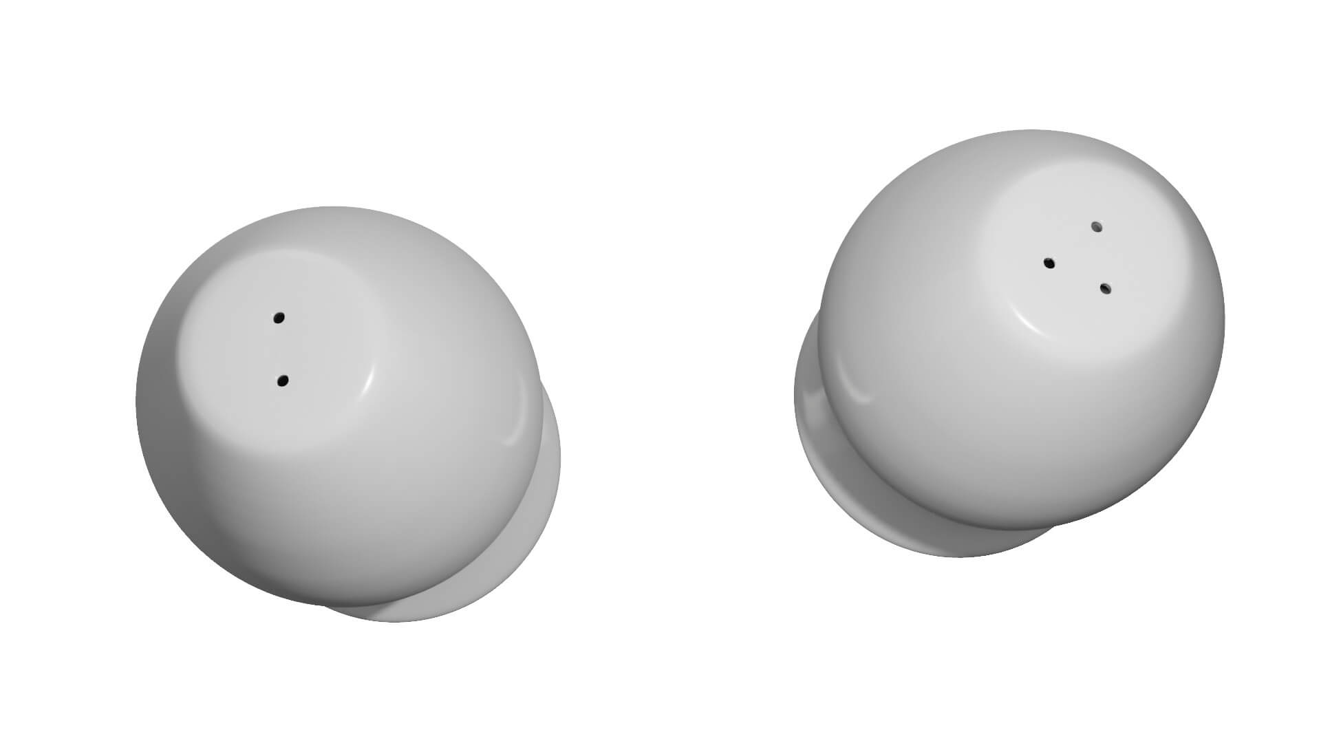 Salt and Pepper Pot 3D Model by CGHawk