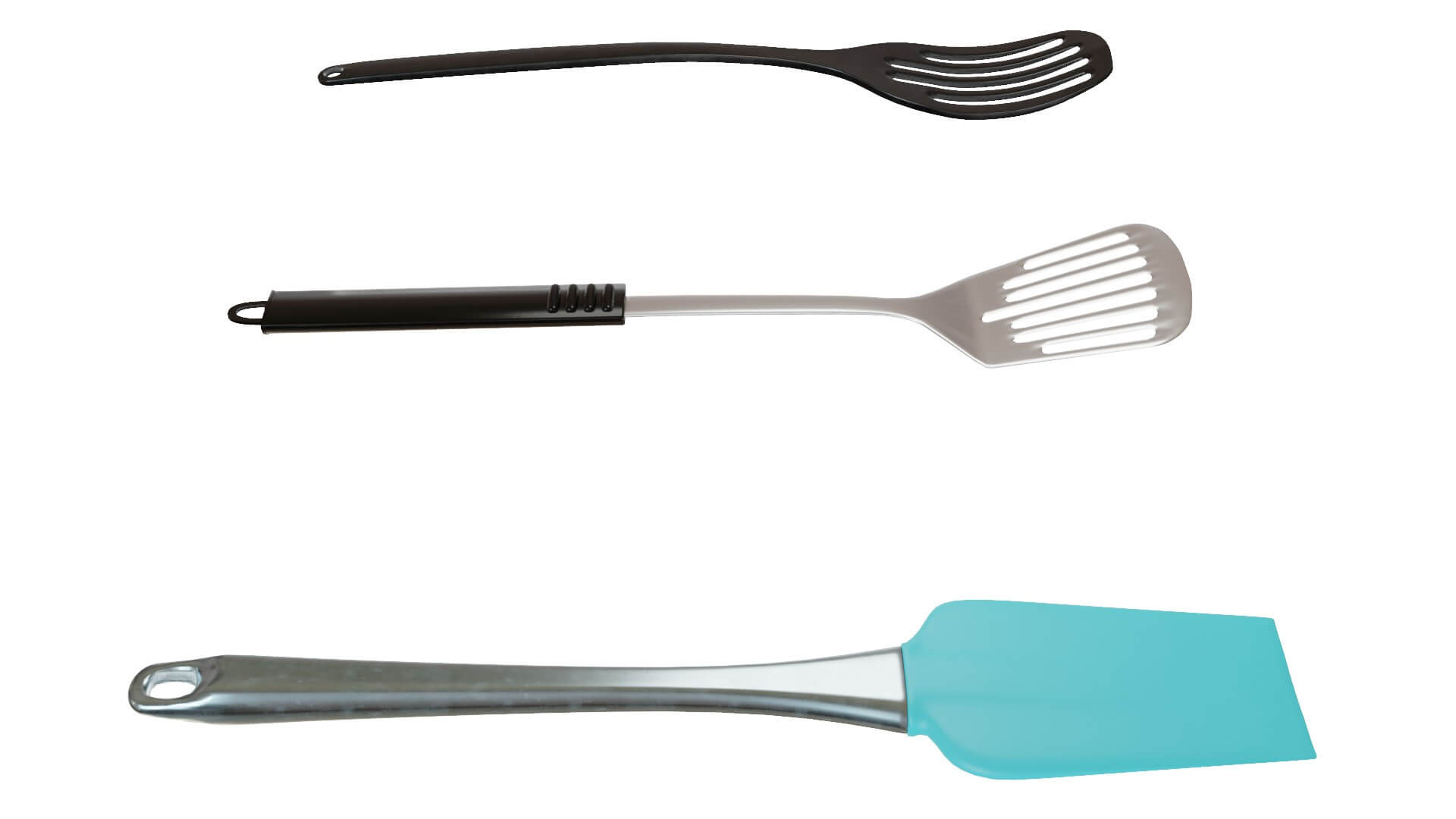 Spatula Set 3D Model by CGHawk