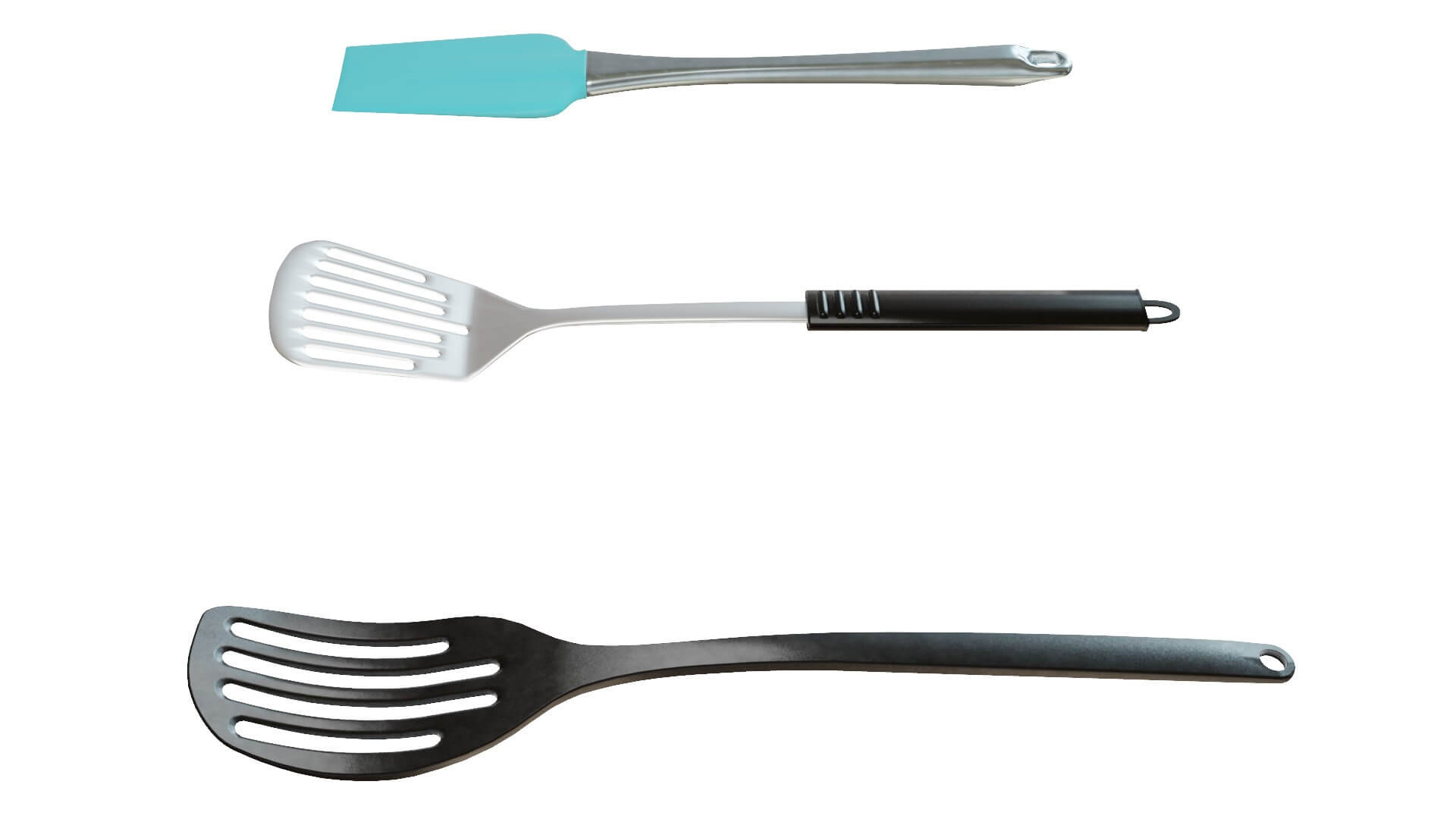 Spatula Set 3D Model by CGHawk