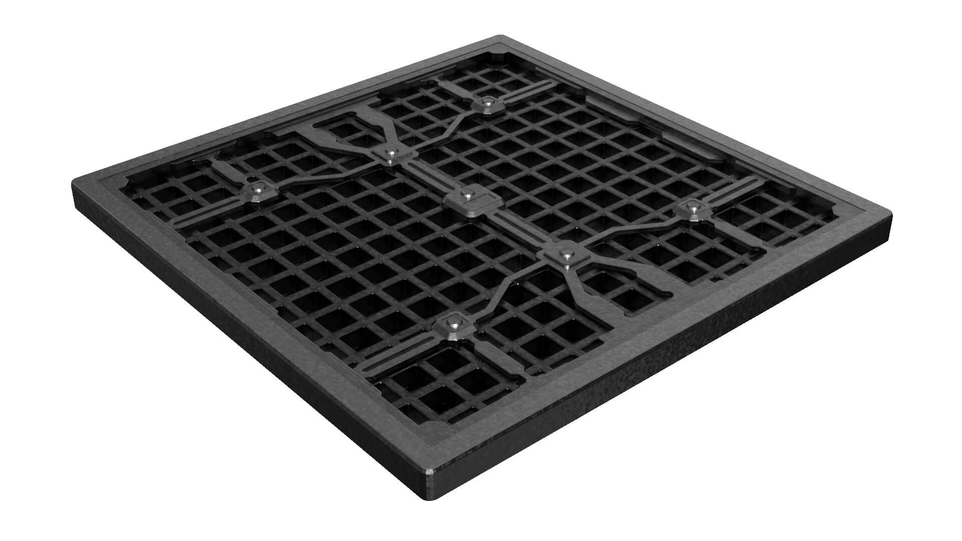 Steel Panel 3D Model by CGHawk