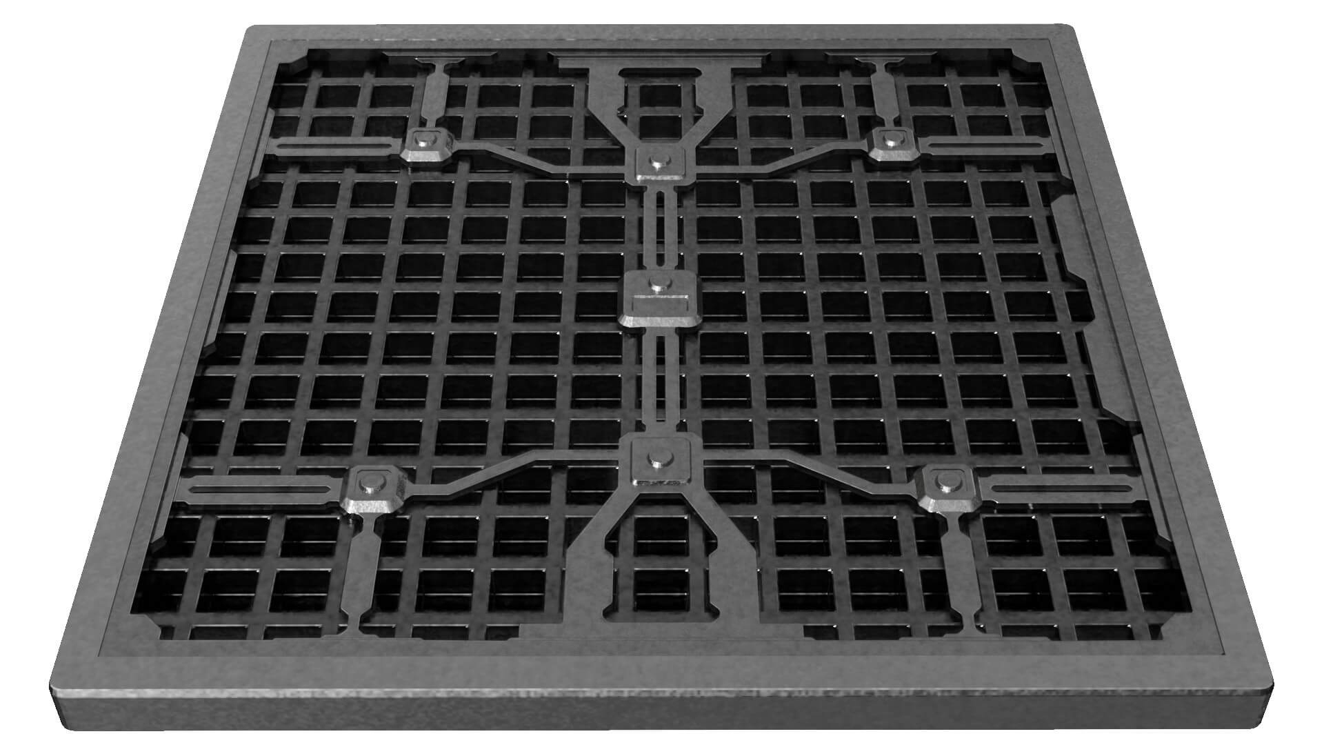 Steel Panel 3D Model by CGHawk