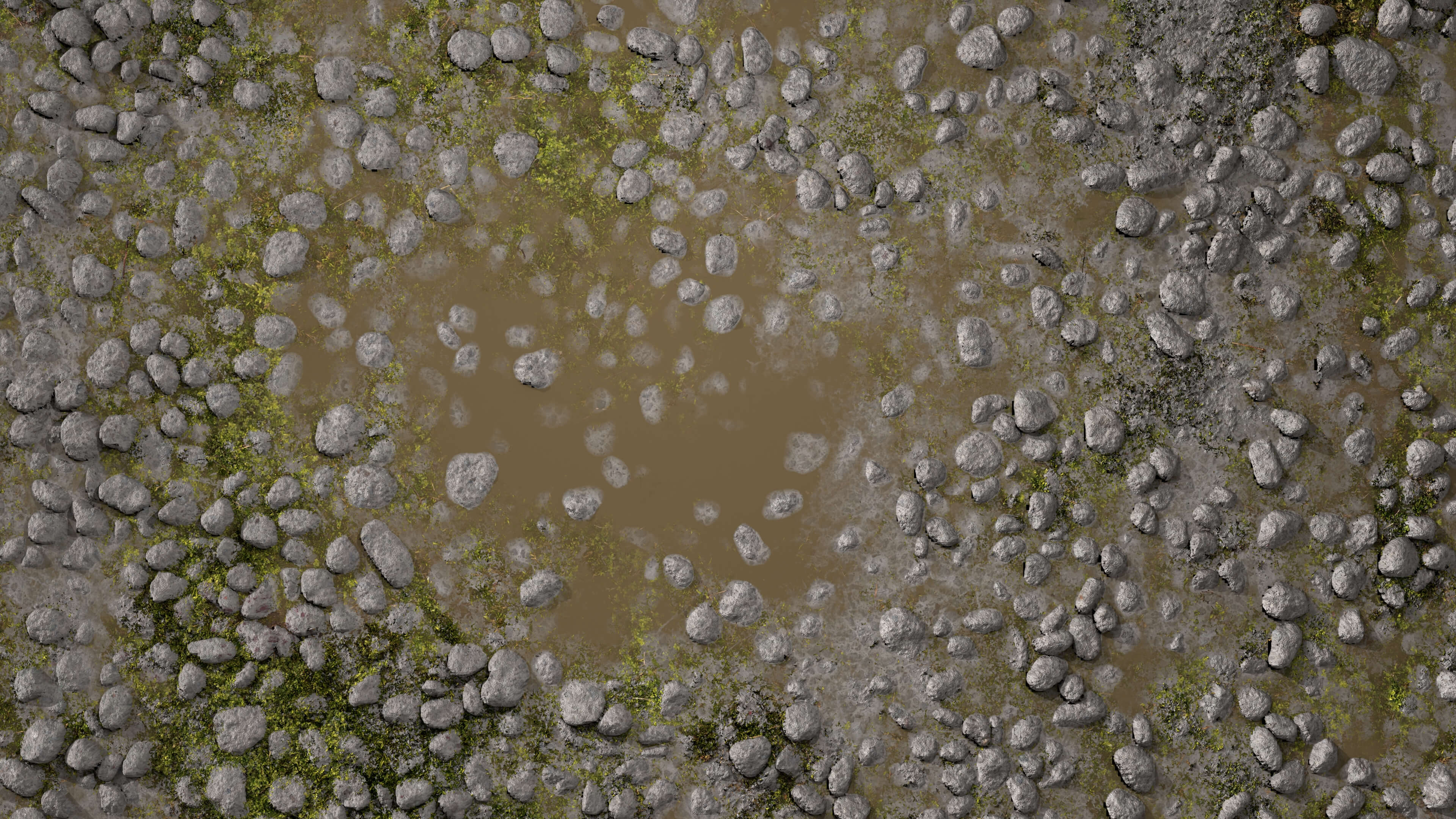 Wet Path PBR Texture - 3D Material or Shader by CGHawk
