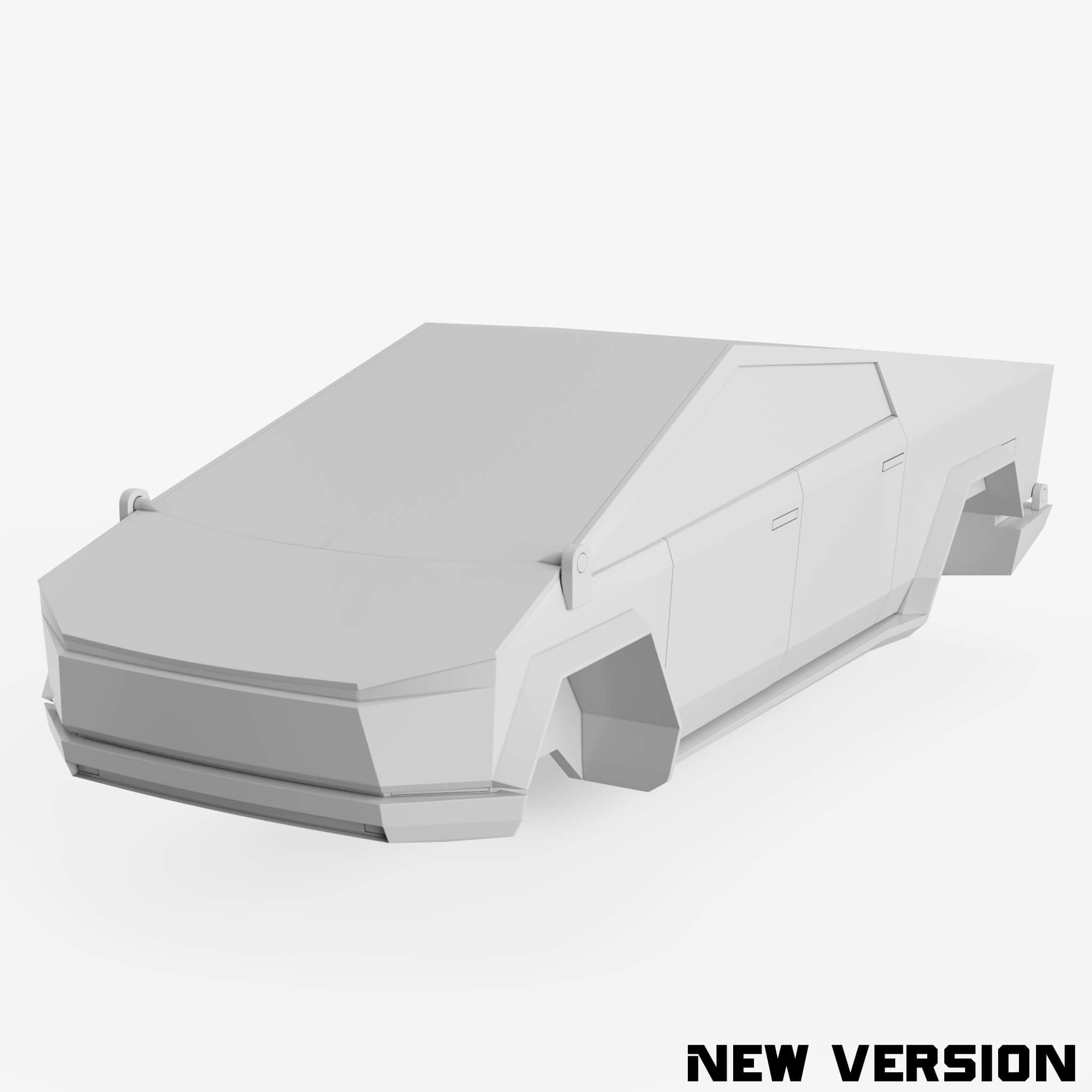 Tesla Cybertruck Cover Free 3D Print Model by CGIKnights