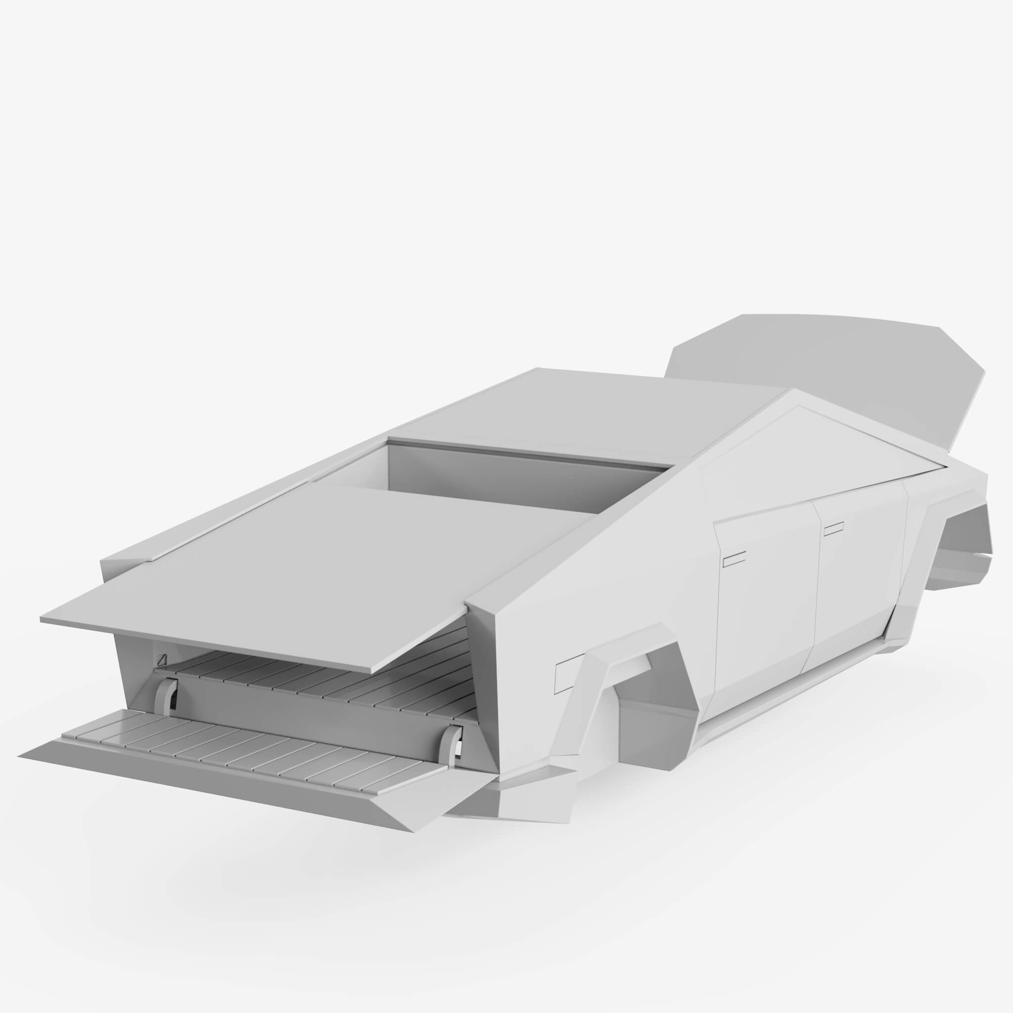 Tesla Cybertruck Cover Free 3D Print Model by CGIKnights