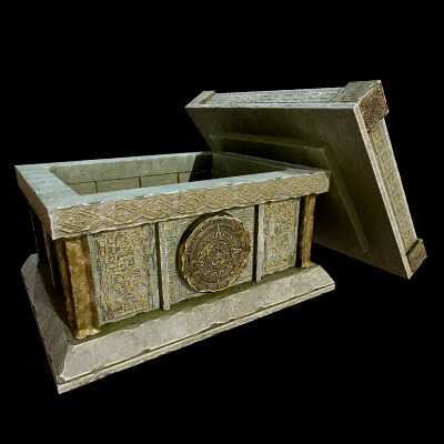 Aztec Stone Chest