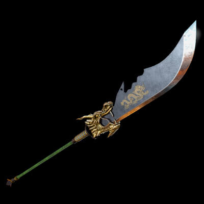 Guandao Halberd by CGnewbie