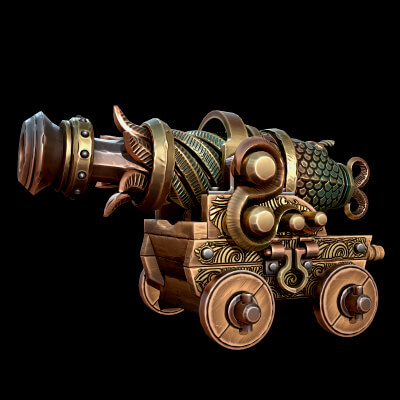 Leviathans Wrath Cannon