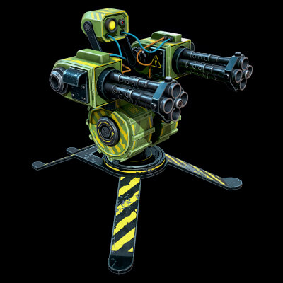 Stylized Automated Turret