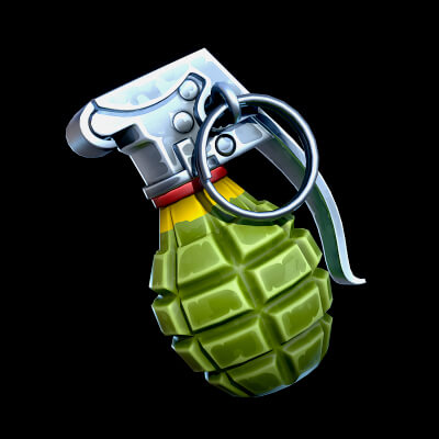 Stylized Frag Grenade