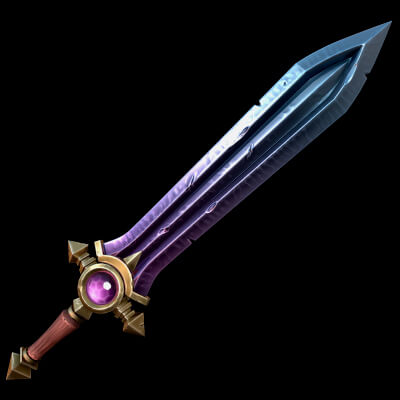 Stylized Hero Sword by CGnewbie