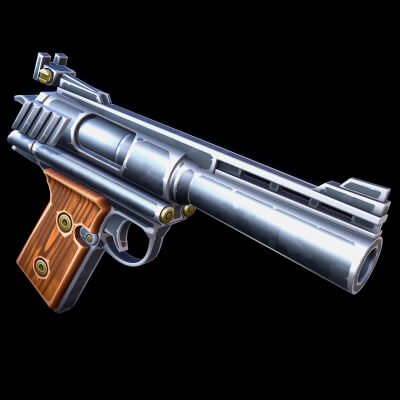 Stylized High Caliber Pistol