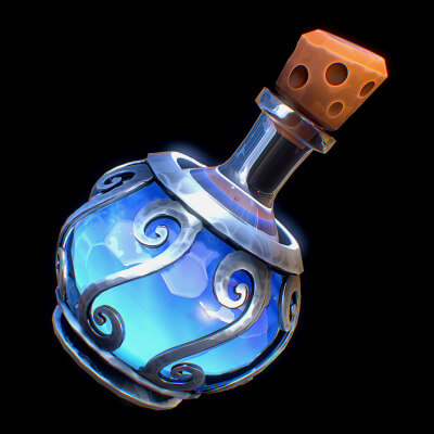 Stylized Mana Potion