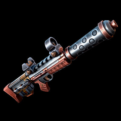 Stylized Sci-Fi Rifle