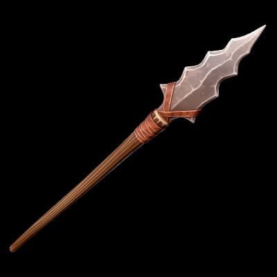 Stylized Stone Spear by CGnewbie
