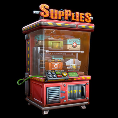 Stylized Supply Machine