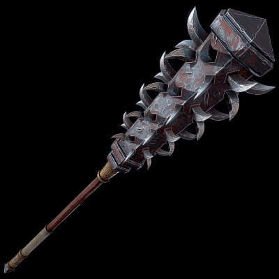 Wolfs Fang Mace by CGnewbie
