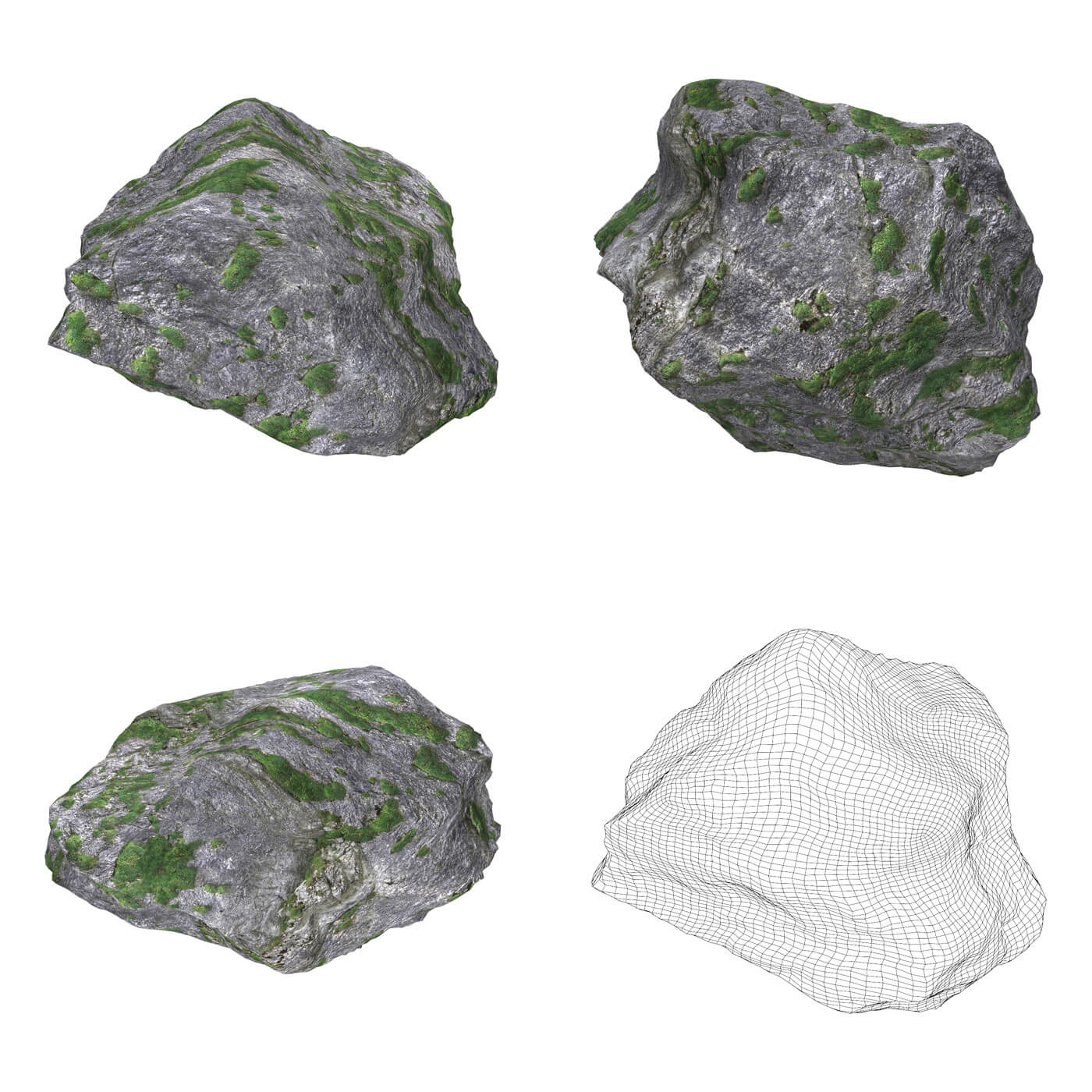 Ground Rock Collection - 3D Model by cgsea